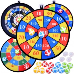 Sada 4 terčů s míčky na suchý zip (36 cm)