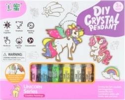 Kreativní sada – výroba a malování přívěsků jednorožci