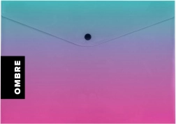 Psaníčko s drukem A4 ombré růžové