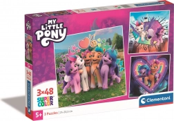Dětské puzzle CLEMENTONI MY LITTLE PONY – 3×48 dílků