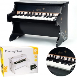Dětské pianino Classic World – černé dřevěné