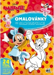 Omalovánky A4 se samolepkami Minnie