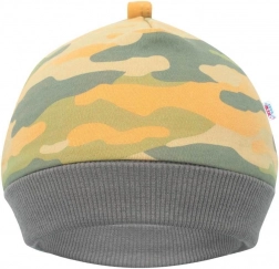 Dojenecká čepička New Baby With Love hořčicová