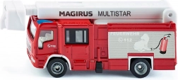 Siku Super hasičský vůz MAGIRUS MULTISTAR s teleskopickým ramenem 1:87