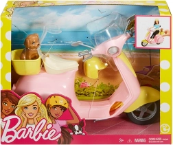 Barbie skútr se štěňátkem