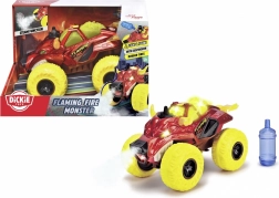 Dickie Toys Fire Monster – dětský monster truck se světly, zvuky a parou 25 cm