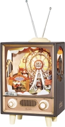 3D dřevěné puzzle Karneval při západu slunce