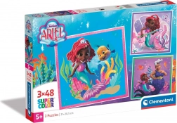 Clementoni puzzle Ariel 3×48 dílků