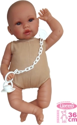 Llorens realistická panenka miminko se zvuky a měkkým tělem