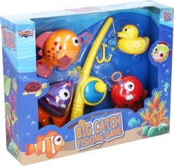 Chytání rybiček s kačenkou