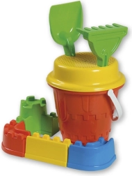 Androni sada na písek hrad s hradbami střední – Červený