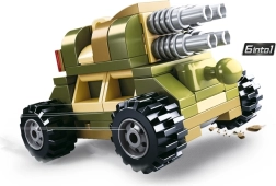 Sluban stavebnice King of Land Force vojenský robot