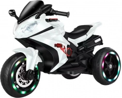 Dětská elektrická motorka Baby Mix Rare, bílá