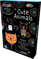 Sada stíracích a spirálových obrázků – veselá zvířátka