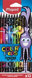 Pastelky trojboké Maped Color'Peps Monster 12ks