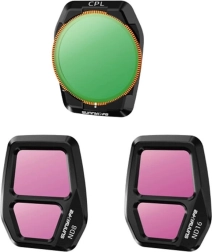 Sunnylife sada filtrů pro drony AIR 3S - CPL, ND8 a ND16