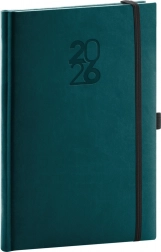 Týdenní diář Notique Aprint Top petrolejový 2026 15x21 cm