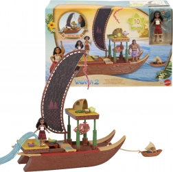 Sada figurka a doplňky Disney VAJANA 2 Adventure Canoe, 10 dílů