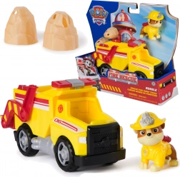 Paw Patrol Fire Rescue – záchranářský sklápěč s figurkou Rubble a doplňky