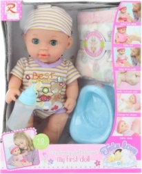 Interaktivní miminko s doplňky – čůrá a vydává zvuky