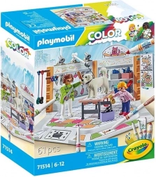 Playmobil Salon pro psy s Crayola barvami