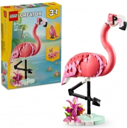 LEGO® Creator 3 v 1 31170 Divoká zvířata: Růžový plameňák