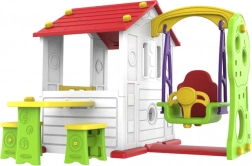 Domek zahradní pro děti 3v1 červená střecha