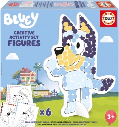 Kreativní sada s šablonami Bluey