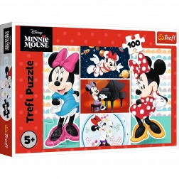 Puzzle 100 dílků Zábavná MINNIE DISNEY od Trefl