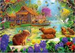 Puzzle Vesnice kapybar 500 dílků EDUCA