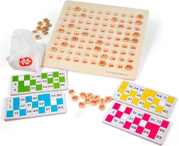 Tradiční dřevěné bingo hračka pro děti Bigjigs Toys