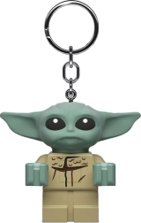 Lego star wars svítící přívěsek grogu (baby yoda) na klíče s led