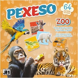 Pexeso zoo – vystřihovací se zvířátky a omalovánkami
