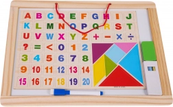 Dřevěná oboustranná tabule s příslušenstvím