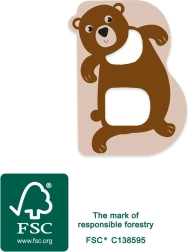 Small Foot dřevěné písmeno B