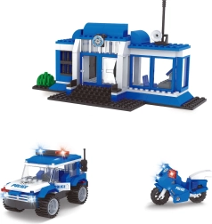 Kompatibilní stavebnice BLOXO policejní stanice 194 ks