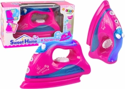 Dětská žehlička s párou a světelnými efekty
