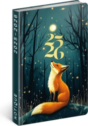 Diář 18měsíční Petito Liška 2025/2026