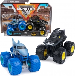Monster Jam sada 2 monster trucků 1:64 Megalodon vs Batman