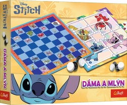 Dáma a mlýn Lilo a Stitch – společenská hra