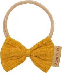 čelenka pro miminka new baby muslin hořčicová