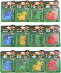 Gumový dráček 2v1 – figurka se stočením do vajíčka