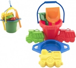 Plastová sada hraček na písek v síťce