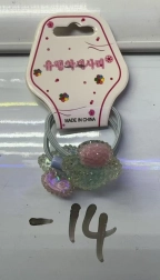 Sada vlasových gumiček s houbovým motivem