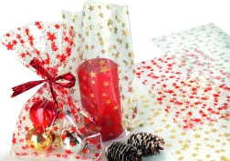 Průhledný celofánový sáček Star 25x40 cm