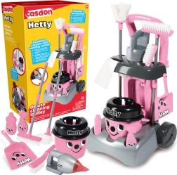 Casdon Hetty deluxe úklidový vozík s vysavačem a mopem pro děti