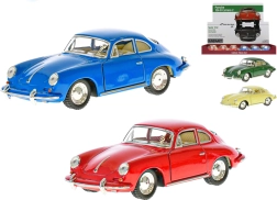 Kovový model Porsche 356B Carrera 1:32 Kinsmart s natahovacím pohonem