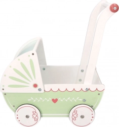 Dřevěný kočárek pro panenky