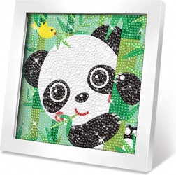 Kreativní sada obraz s kamínky – panda 17 cm