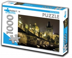 Puzzle Noční Praha 1000 dílků